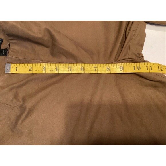 lafayette 148 new york pants 4 brown ankle slit side zipper - Picture 5 of 10